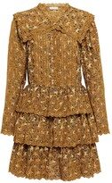 Aster floral cotton minidress