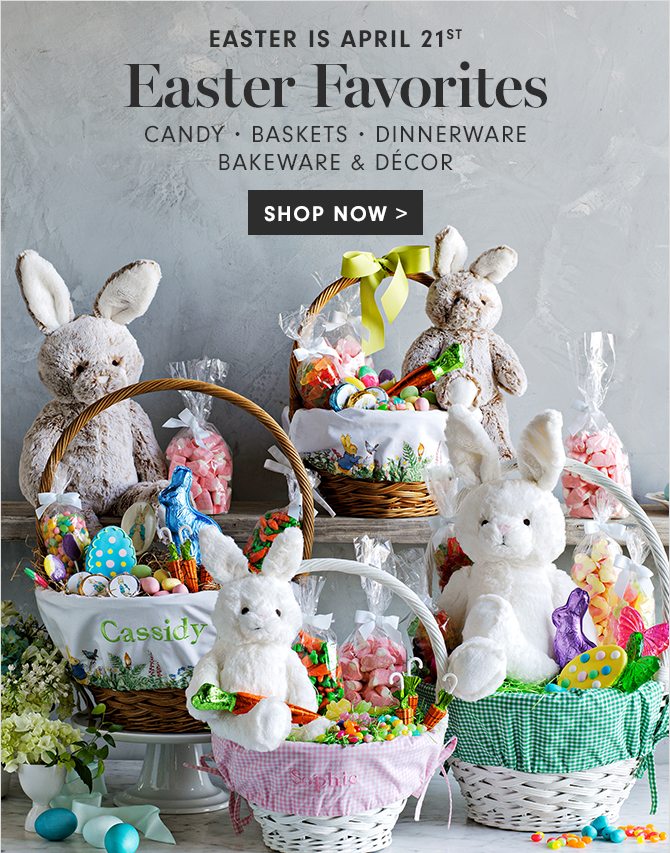 EASTER IS APRIL 21ST - Easter Favorites - SHOP NOW