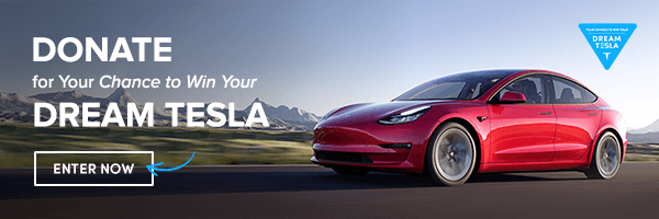 Donate For Your Chance To Win Your Dream Tesla