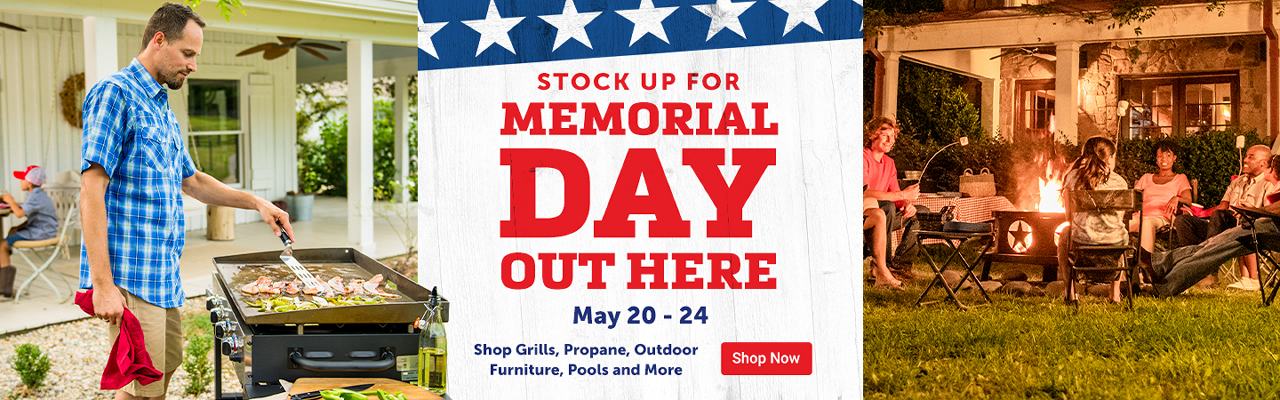 Stock Up for Memorial Day