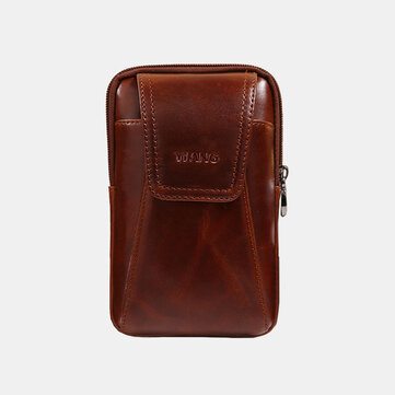  Genuine Leather Phone Belt Bag