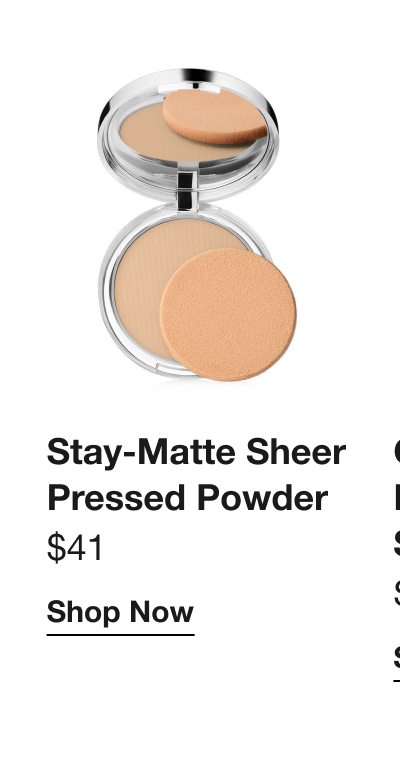 Stay-Matte Sheer Pressed Powder $41 Shop Now