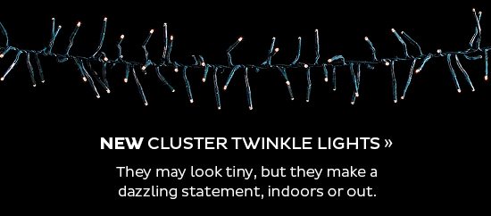 NEW Cluster Twinkle Lights