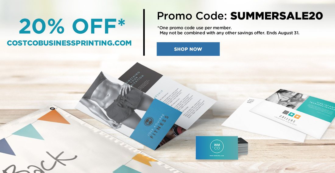 20% OFF Costco Business Printing. Valid through 8/31/19. Shop Now