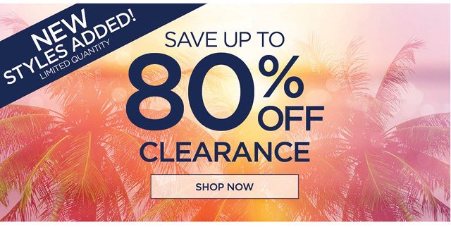 Save up to 80% Clearance