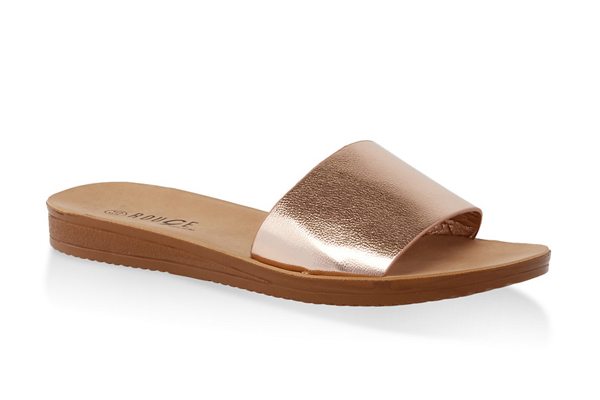 Wide Band Slide Sandals