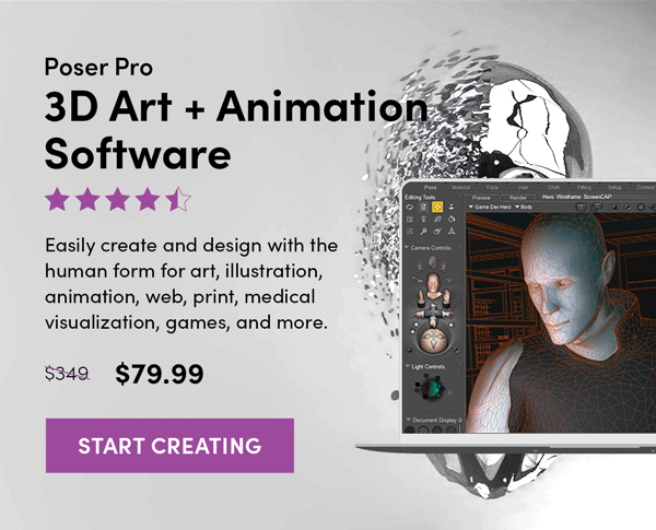 Poser Pro 3D Art + Animation Software | Start Creating