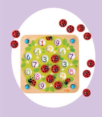 Ladybug's Garden Memory Game
