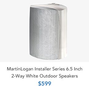 Shop MartinLogan Installer Series 6.5 Inch 2-Way White Outdoor Speakers