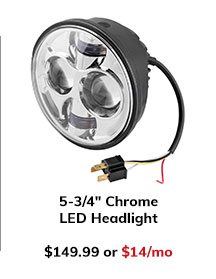 5 3/4 in Chrome LED