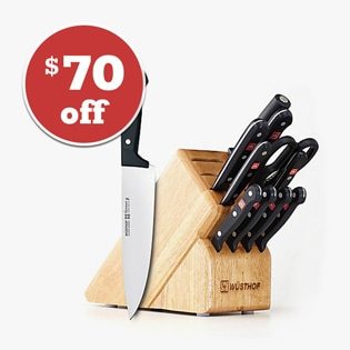 Wusthof® Gourmet 12-Piece Knife Block Set - $70 off