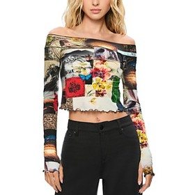 Alice and Olivia Dorinda Off-the-Shoulder Top