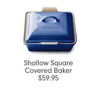 Shallow Square Covered Baker - $59.95