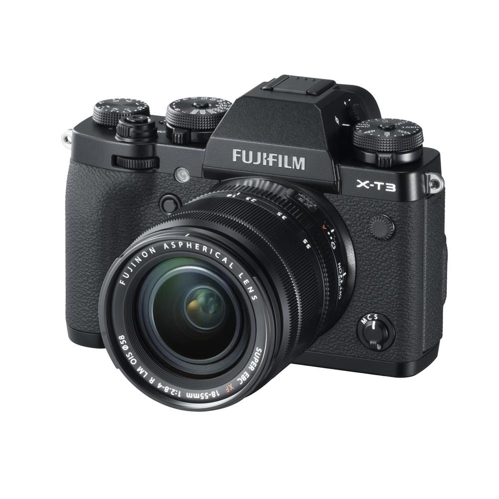 FUJIFILM X-T3 BLACK W/XF 18-55 F2.8-4 OIS LENS