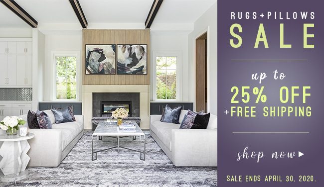 Rugs + Pillow Sale