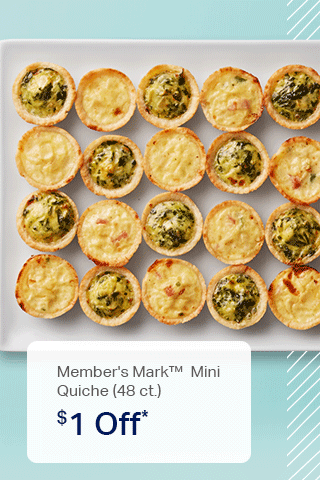 Member’s Mark Mini Quiche (48 ct.)