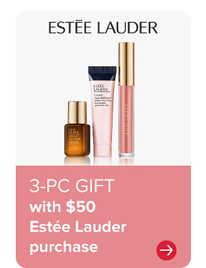 Free gifts from top brands. Image of Estee Lauder skincare and makeup. 3 piece gift with $50 Estee Lauder purchase. Shop now.