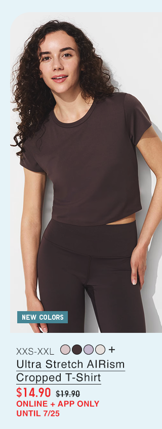 PDP1 - WOMEN ULTRA STRETCH AIRISM CROPPED T-SHIRT