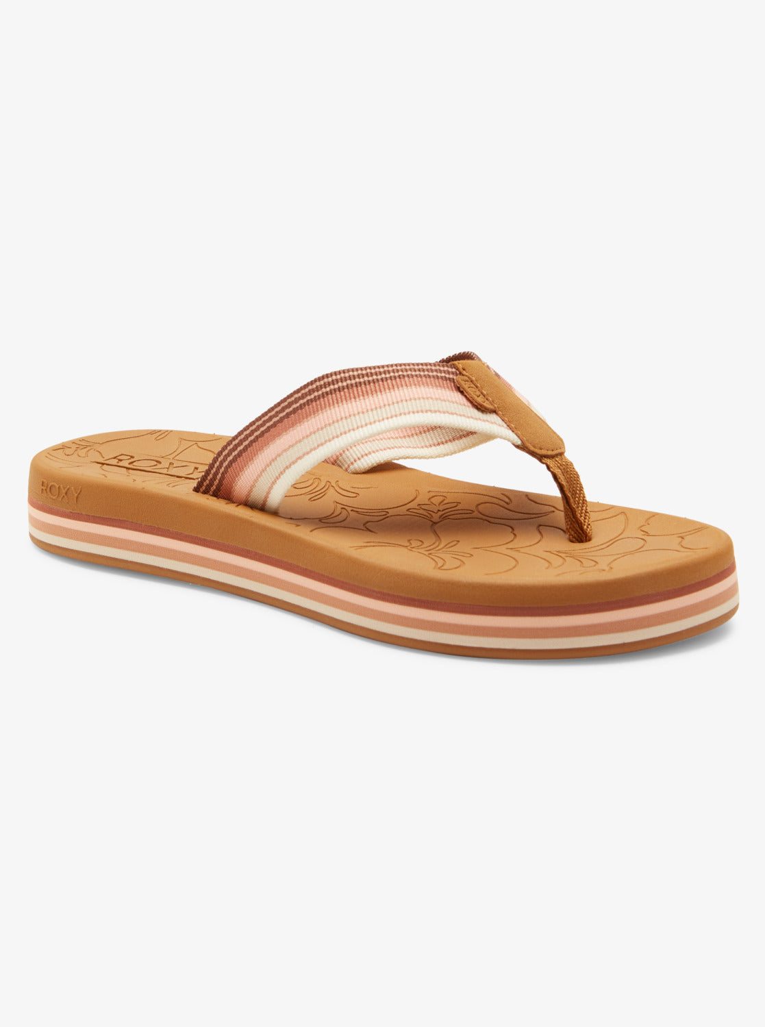 Image of Colbee Hi Sandals - Dk Choc/Pink