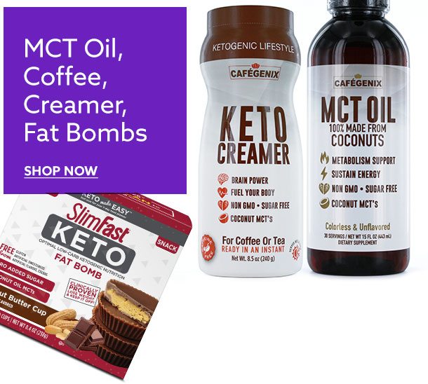 Keto MCT Oil, Coffee, Creamer, Fat Bombs