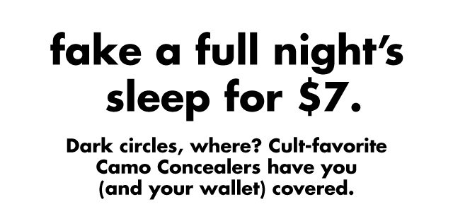 Fake a full night's sleep for $7
