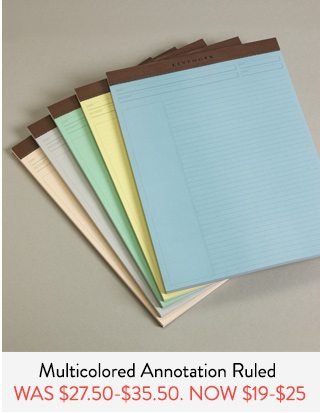 Shop Freeleaf Multicolored Annotation Ruled Notepads