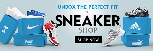 Unbox the perfect fit with the sneakers shop! Shop now!