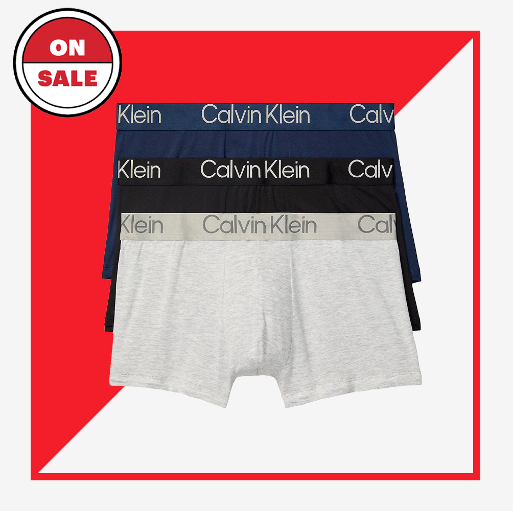 Underwear by Calvin Klein and Hanes Are up to 50% off for Prime Day