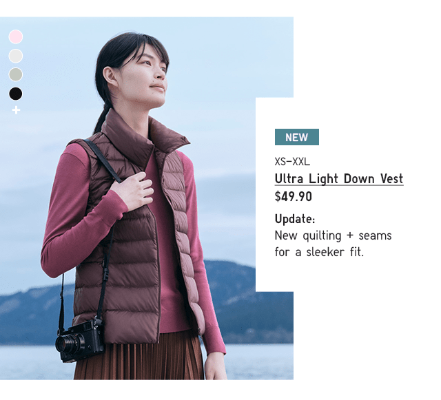 PDP2 - WOMEN ULTRA LIGHT DOWN VEST