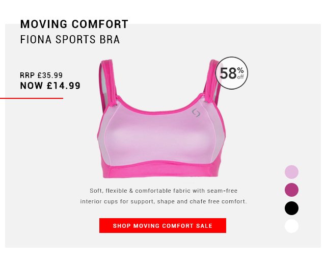 Moving Comfort Sale