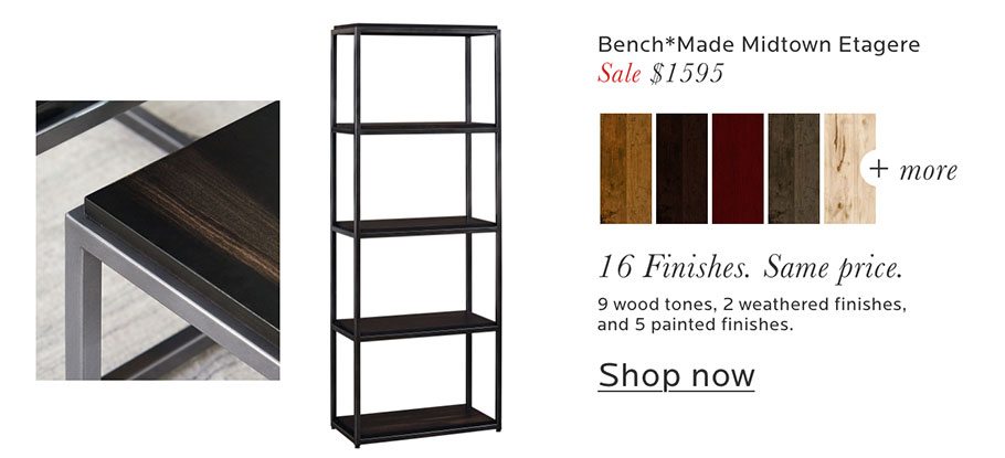Bench*Made Midtown Etagere. Shop now