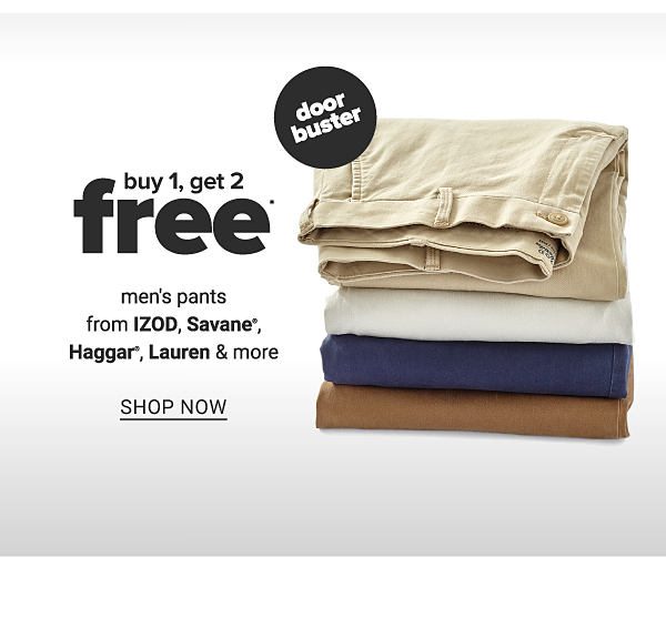 Buy 1, Get 2 FREE Men's Pants - Shop Now