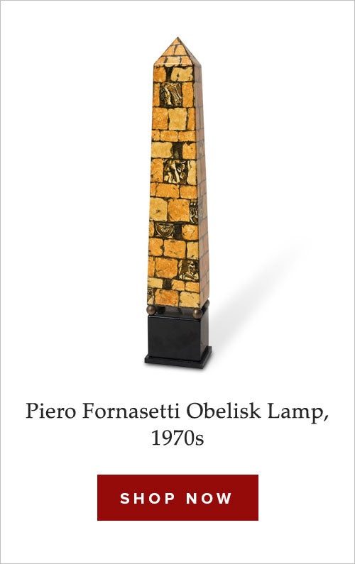 Piero Fornasetti Obelisk Lamp, 1970s