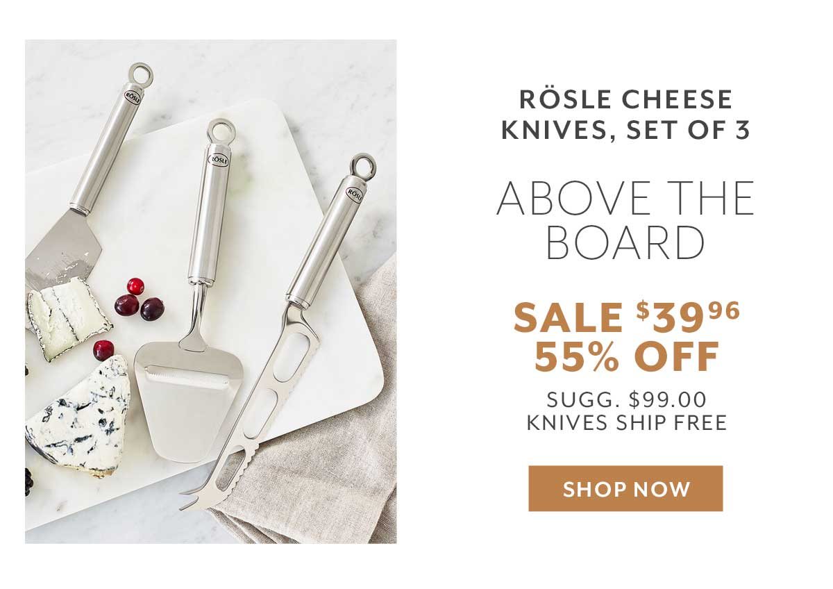 Rosle Cheese Knives, Set of 3