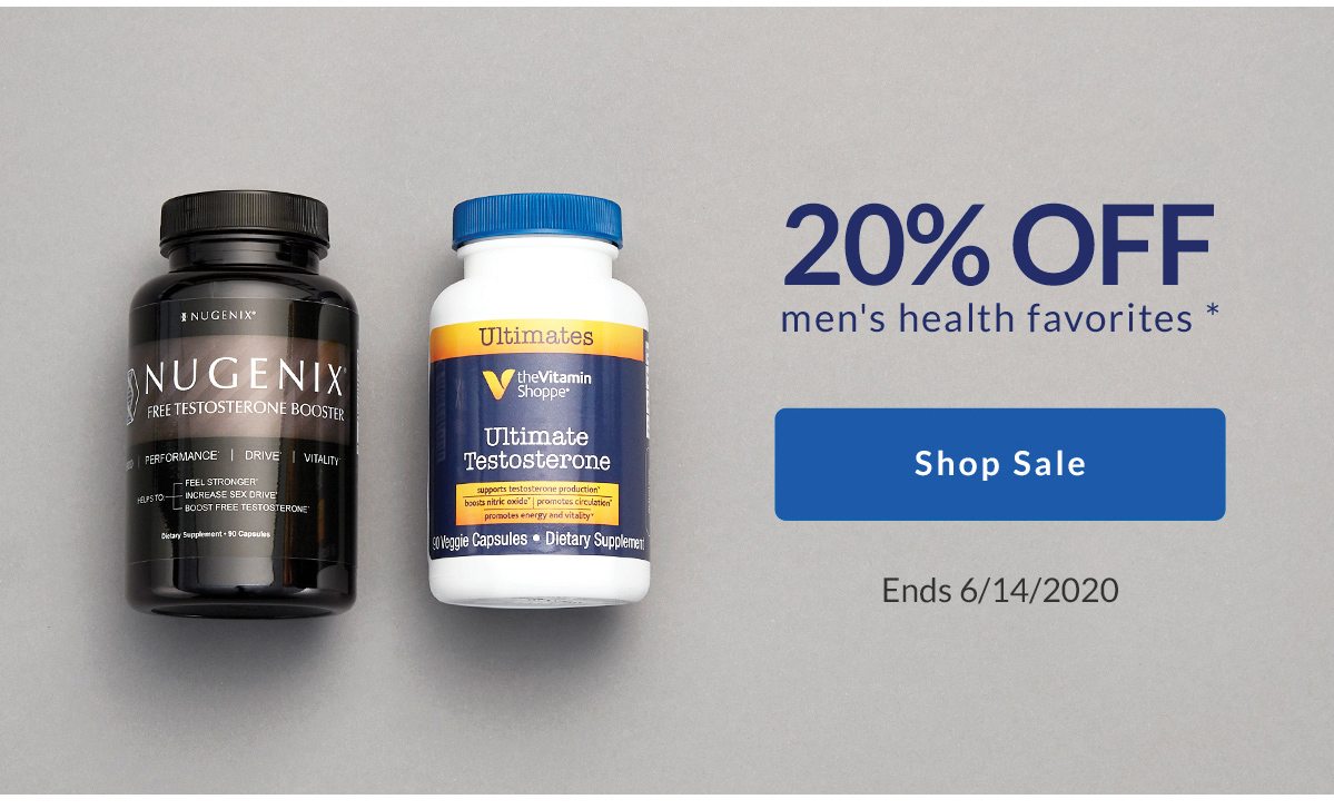 20% off Men's Health