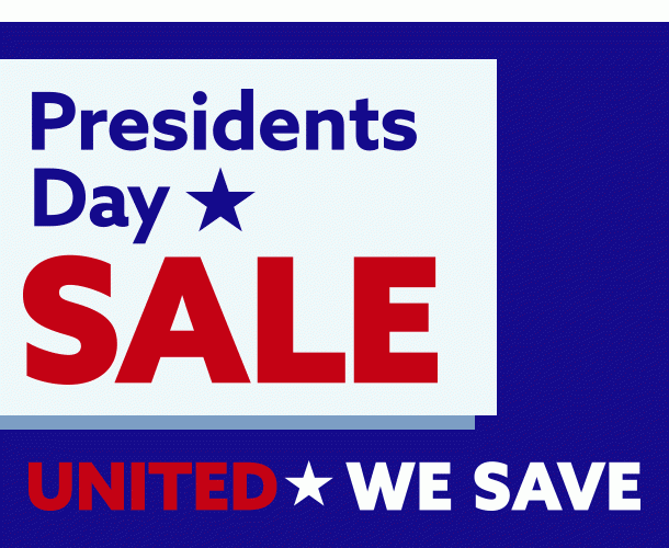 Presidents Day Sale