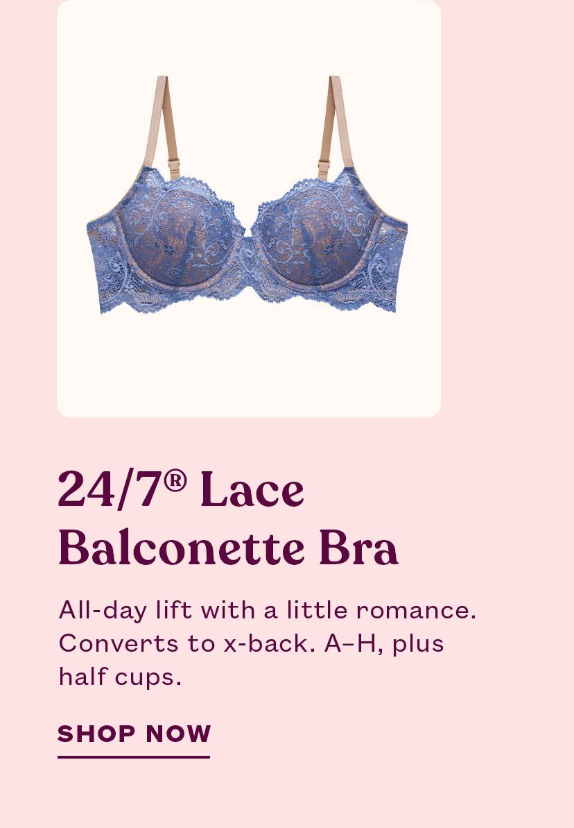 24/7® Lace Balconette Bra