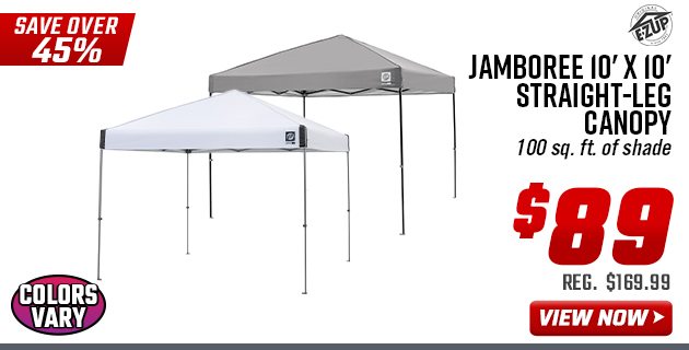 E-Z UP Jamboree 10' x 10' Straight-Leg Canopy