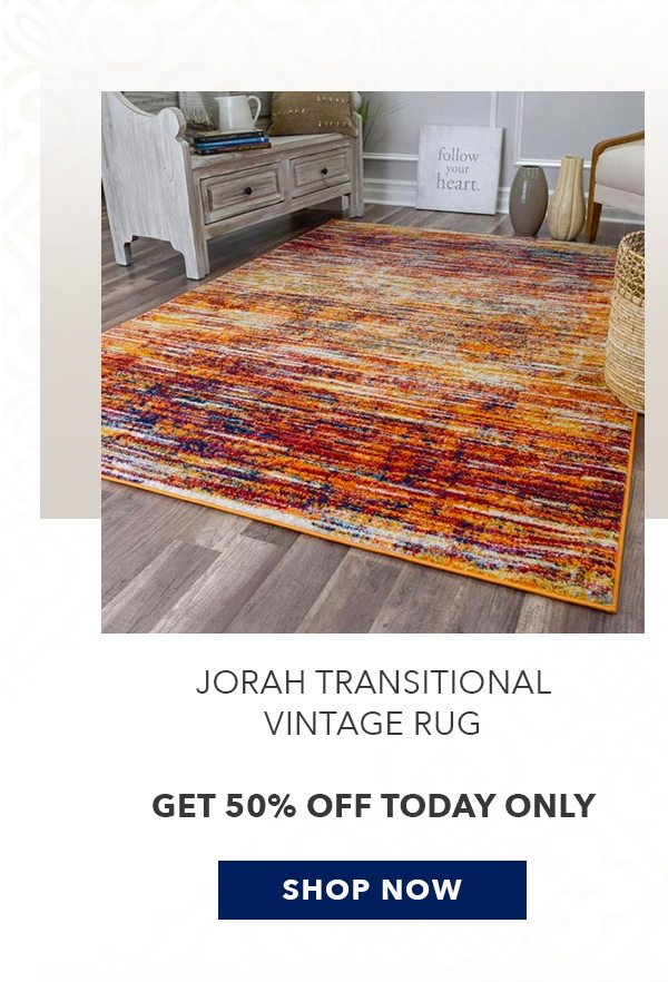 Jorah Transitional Vintage Rust/Gold Rug | SHOP NOW