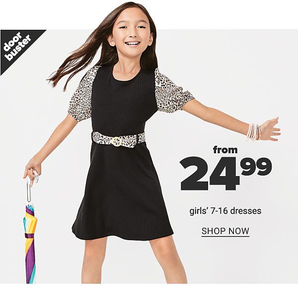 From 24.99 Girls 7-16 Dresses - Shop Now