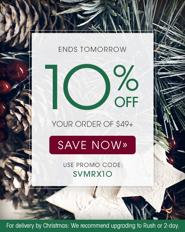 Get 10% off your orders of $49+ with code SVMRX10 - Save Now