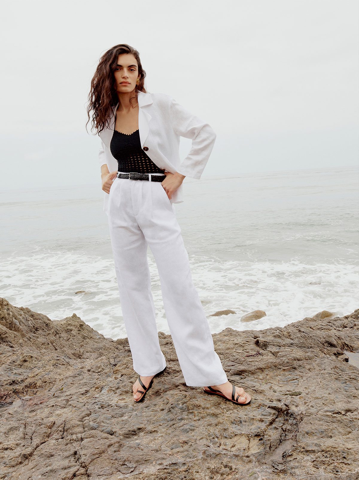 Vesta Pant White