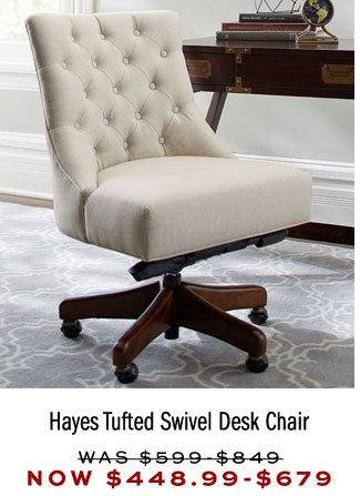 Hayes Tufted Swivel Desk Chair