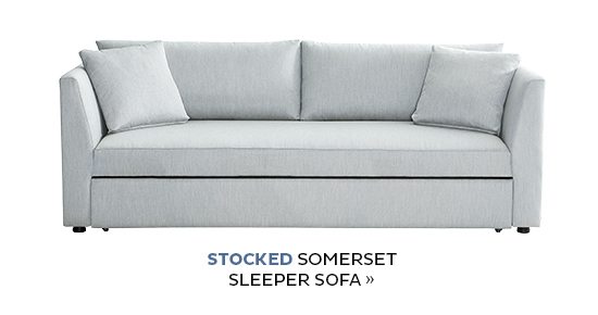 STOCKED Somerset Sleeper Sofa