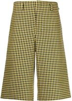 Houndstooth Check Tailored Shorts