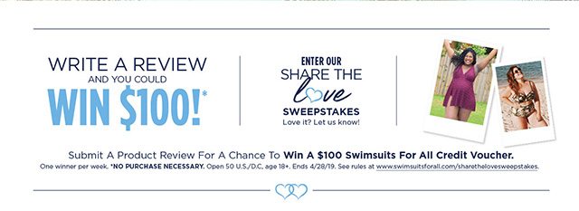 Enter Our Share The Love Sweepstakes