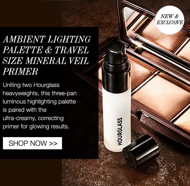 Ambient Lighting Palette & Travel Size Mineral Veil Primer