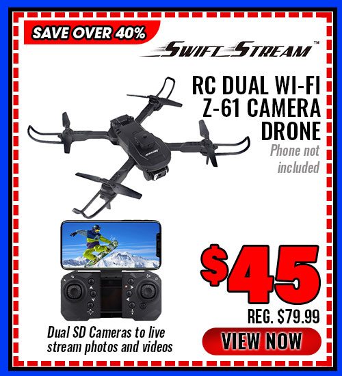 Swift Stream RC Dual Wi-Fi Z-61 Camera Drone