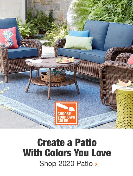 Create a Patio with Colors You Love
