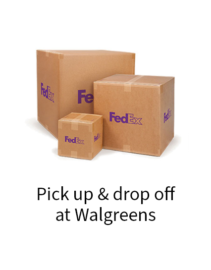 Pick up & drop off at Walgreens